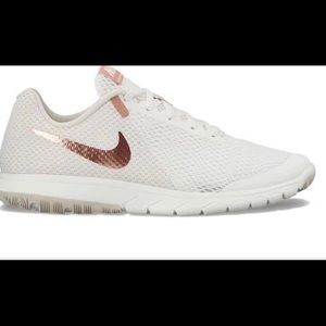 Nike Flex experience white and rose gold